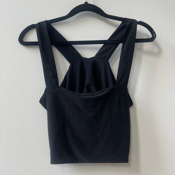 Stylewise Going Out Black Crop Halter Top - Medium - Picture 5 of 6